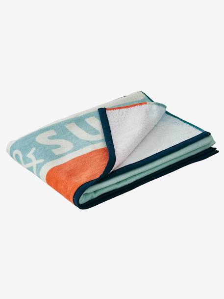 Serviette de plage / de bain BEACH & SUN multicolore 2 - vertbaudet enfant 