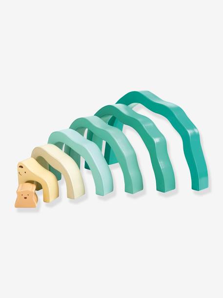 Blocs à empiler Antarctique HAPE multicolore 1 - vertbaudet enfant 