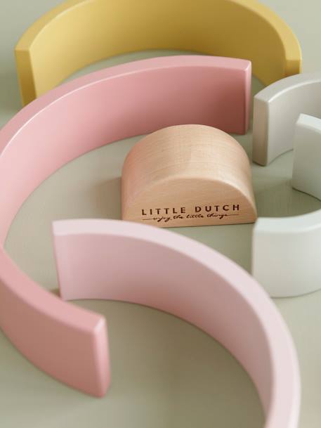 Arc en Ciel en bois - LITTLE DUTCH bleu+rose 10 - vertbaudet enfant 