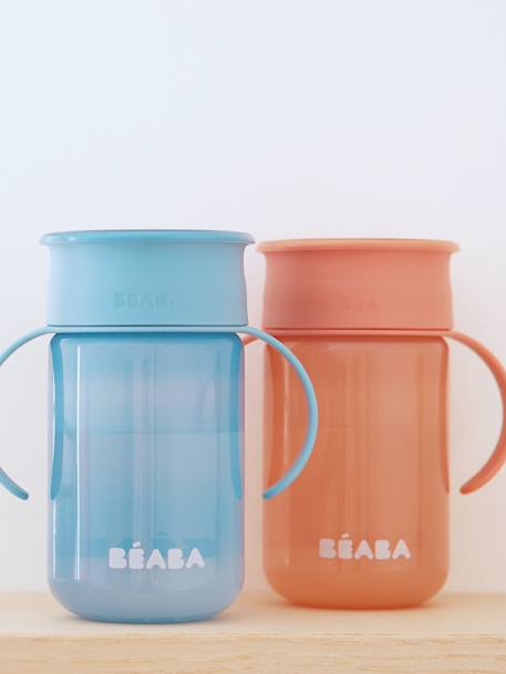 Tasse d'apprentissage 360° BEABA bleu+rose 2 - vertbaudet enfant 