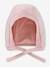 Bonnet esprit capuche bébé fille rose poudré 2 - vertbaudet enfant 