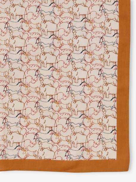 Foulard animaux personnalisable garçon noix de pécan 5 - vertbaudet enfant 