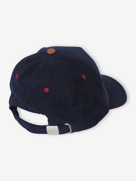 Casquette chaude en velours garçon marine 5 - vertbaudet enfant 