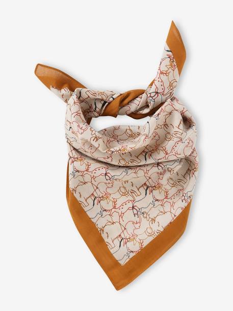 Foulard animaux personnalisable garçon noix de pécan 1 - vertbaudet enfant 