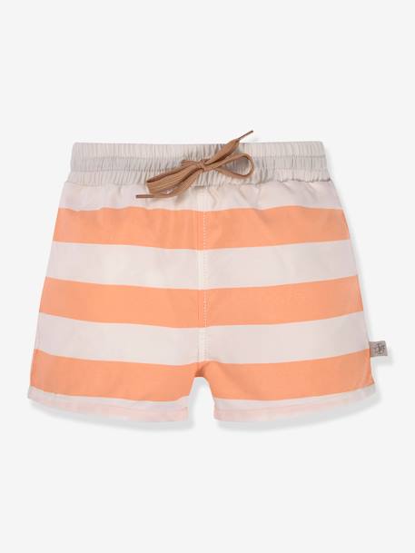 Short de bain LÄSSIG rayé blanc+rose nude 1 - vertbaudet enfant 