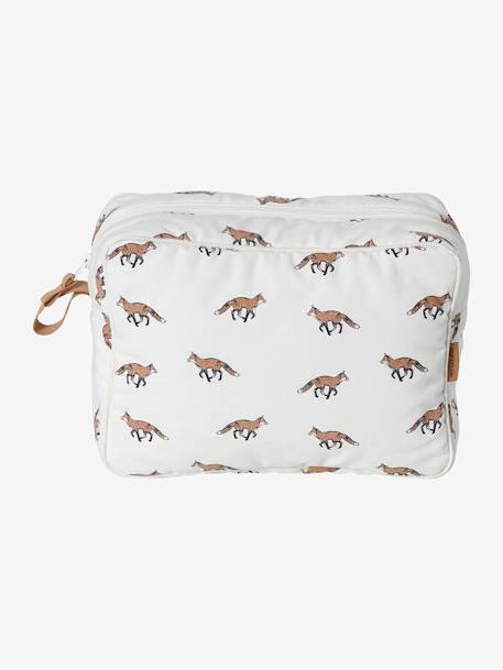 Trousse de toilette écru+imprimé coeurs+sable 1 - vertbaudet enfant 