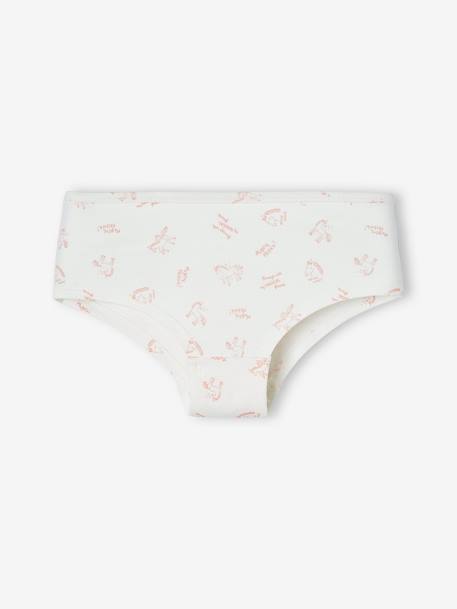 Lot de 5 shorties fille rose pâle 2 - vertbaudet enfant 