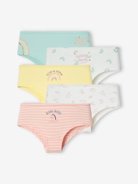 Fille-Sous-vêtement-Lot de 5 shorties fille