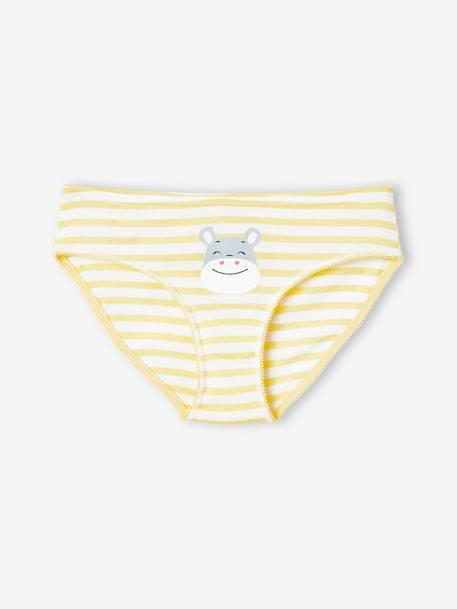 Lot de 7 culottes fille animaux blanc 6 - vertbaudet enfant 