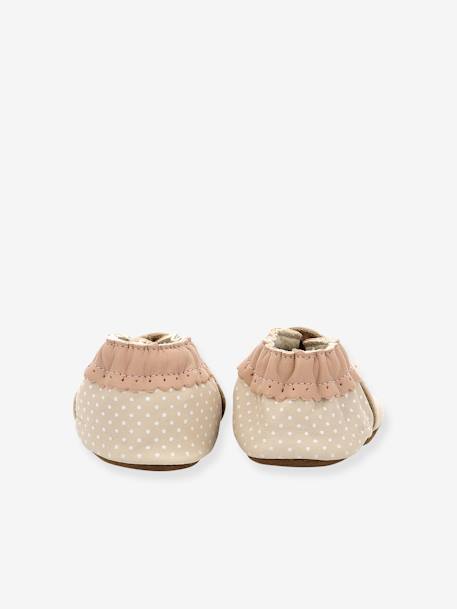 Chaussons cuir souple bébé Fancy Snow 874581-10 ROBEEZ© beige 4 - vertbaudet enfant 