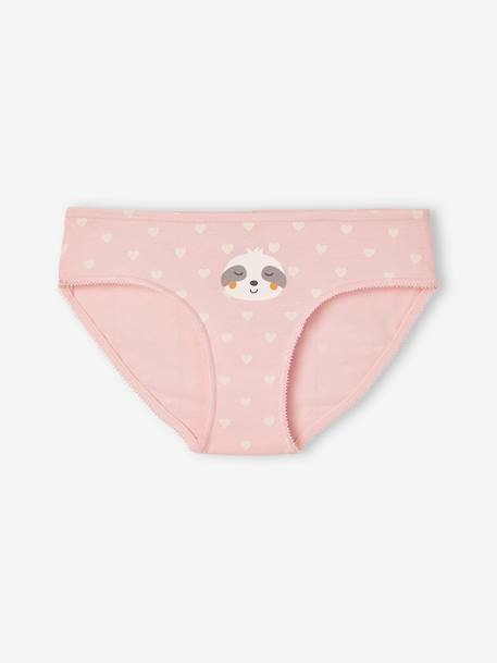 Lot de 7 culottes fille animaux blanc 2 - vertbaudet enfant 