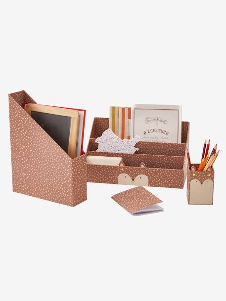 Set rangement bureau Renard terracotta 3 - vertbaudet enfant 