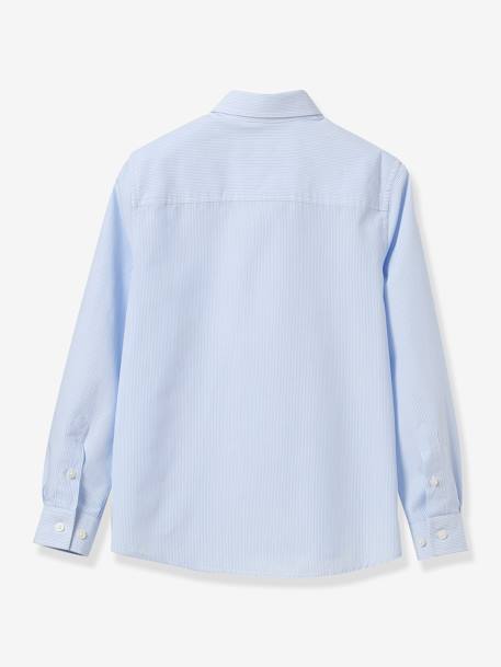 Chemise rayée garçon CYRILLUS rayé blanc 2 - vertbaudet enfant 