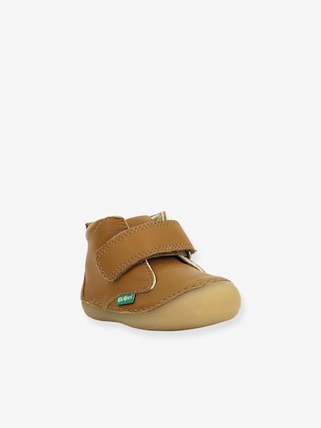 Bottillons cuir bébé Sabio 584348-10 KICKERS® 1ers pas marron 1 - vertbaudet enfant 