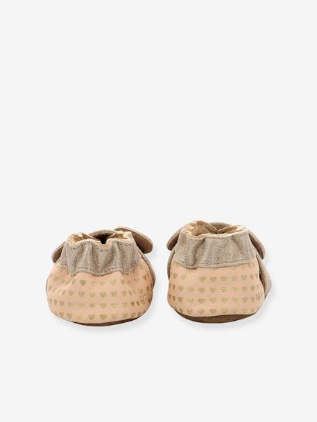 Chaussons cuir souple bébé Mouse Nose 946551-10 ROBEEZ© rose 4 - vertbaudet enfant 