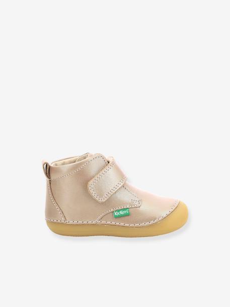 Bottillons cuir bébé Sabio 584344-10 KICKERS® 1ers pas rose 1 - vertbaudet enfant 