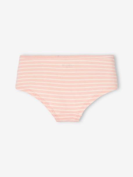 Lot de 5 shorties fille rose pâle 6 - vertbaudet enfant 