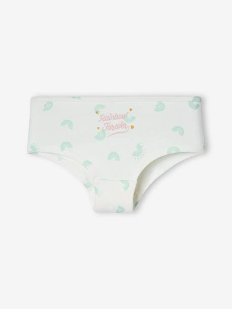 Lot de 5 shorties fille rose pâle 4 - vertbaudet enfant 