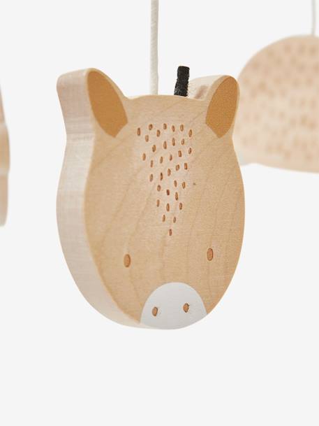 Mobile musical en bois FSC® HANOÏ bois 3 - vertbaudet enfant 