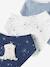 Lot de 3 bavoirs bandanas en gaze de coton bleu glacier+Broceliande+Dans les bois+Hanoi+Hygge+lot renard+Tanzanie+vieux rose 5 - vertbaudet enfant 