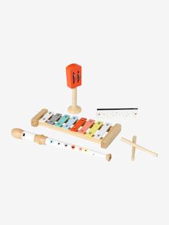 -Set 4 instruments de musique en bois FSC®