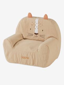 Fauteuil mousse en gaze de coton Tigre  - vertbaudet enfant