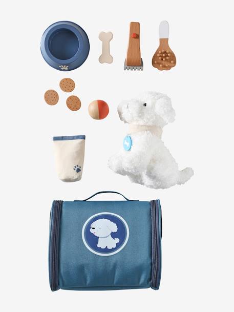 Peluche animal de compagnie + accessoires en bois FSC® bleu 6 - vertbaudet enfant 