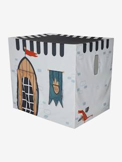 cadeaux-anniversaire-Tente château fort en tissu et bois