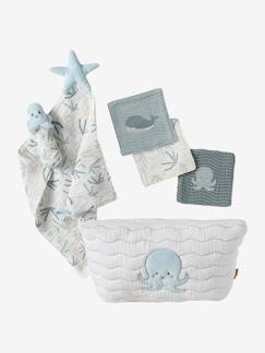 Puériculture-Toilette de bébé-Coffret cadeau naissance SOUS L'OCÉAN