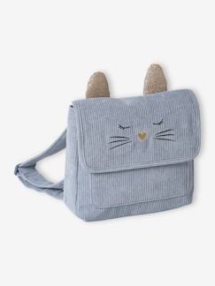 -Cartable maternelle chat en velours enfant