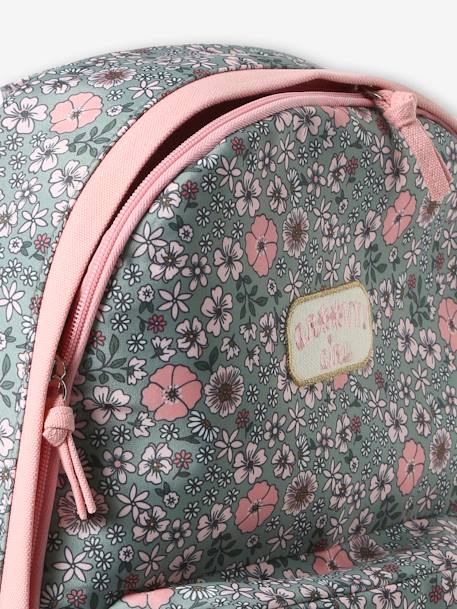 Sac à dos à fleurs 'Groovy girl' fille lichen 5 - vertbaudet enfant 