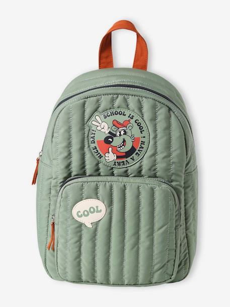 Sac à dos matelassé 'Coolitude' garçon lichen 2 - vertbaudet enfant 