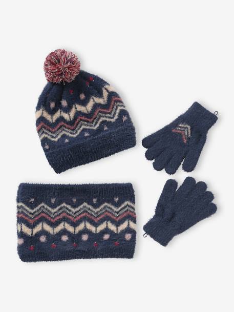 Ensemble bonnet écharpe et gants, ensemble bonnet écharpe, bonnet écharpe  mitaines-chapeau écharpe femme-bonnet d'hiver à pompons doublé de polaire  mitaines gants écharpe -  France