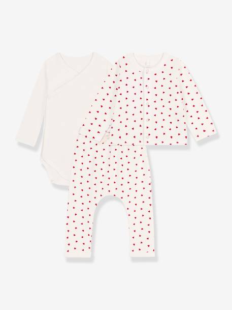 Ensemble naissance en coton bio PETIT BATEAU  - vertbaudet enfant