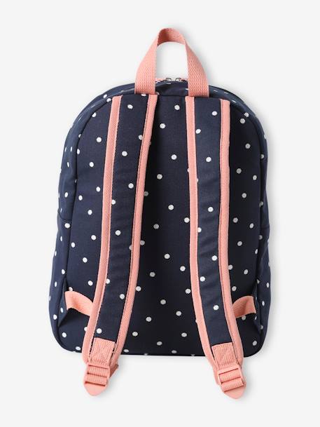 Sac à dos 'Flower power' fille avec badge brodé bleu nuit 7 - vertbaudet enfant 