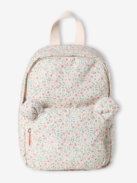 Fille-Accessoires-Sac à dos à fleurs maternelle fille animation oreilles ourson