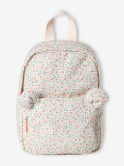 -Sac à dos à fleurs maternelle fille animation oreilles ourson