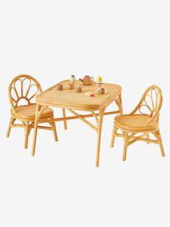 Lot de 2 chaises + table en rotin  - vertbaudet enfant