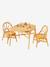 Lot de 2 chaises + table en rotin bois 3 - vertbaudet enfant 