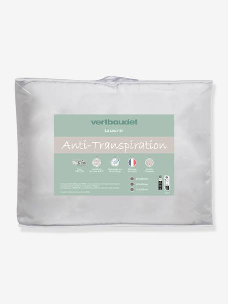 Couette tempérée microfibre thermorégulateur TOPCOOL® blanc 1 - vertbaudet enfant 