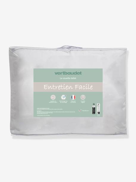 Couette bébé microfibre Entretien Facile blanc 1 - vertbaudet enfant 