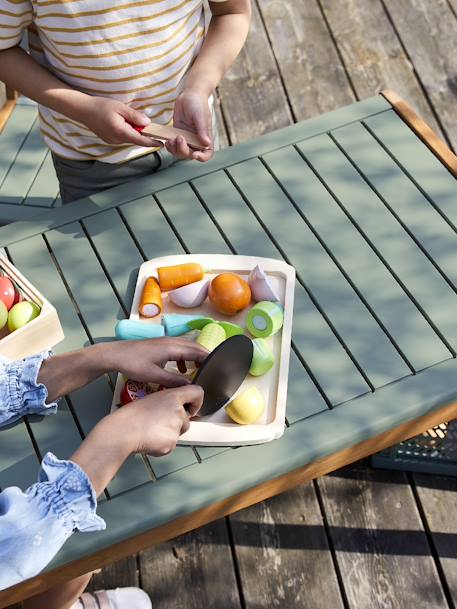 Table outdoor maternelle Summer kaki 5 - vertbaudet enfant 