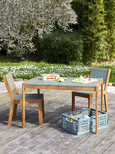 Table outdoor maternelle Summer kaki 4 - vertbaudet enfant 