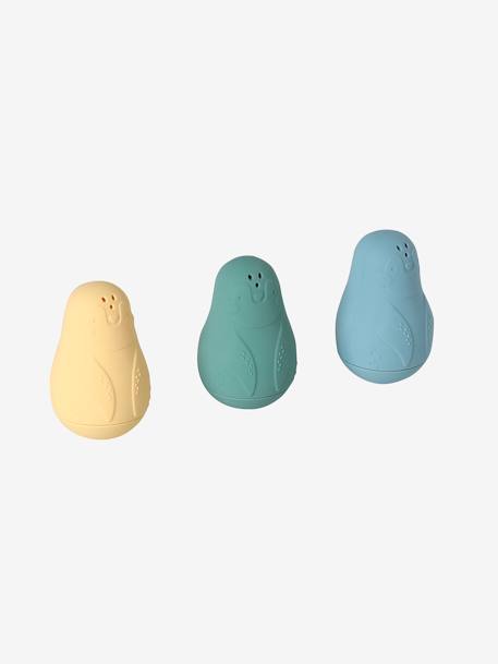 Lot de 3 aspergeurs pingouins en silicone multicolore 1 - vertbaudet enfant 