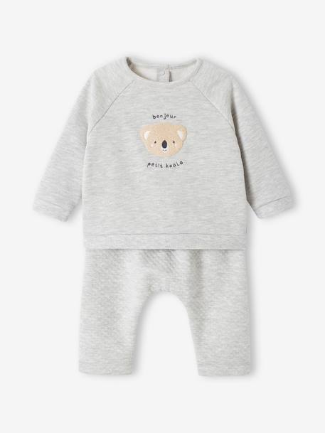 Bébé-Ensemble-Ensemble bébé sweat et pantalon