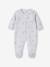 Dors-bien en velours bébé lapins ouverture naissance gris chiné 1 - vertbaudet enfant 