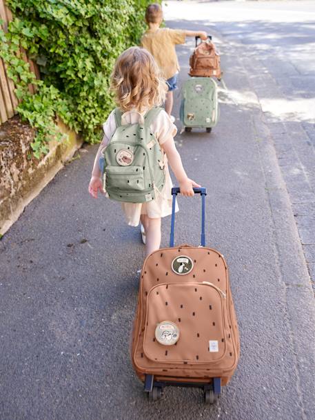 Valise à roulettes LÄSSIG Happy Prints caramel+Happy Prints olive 9 - vertbaudet enfant 