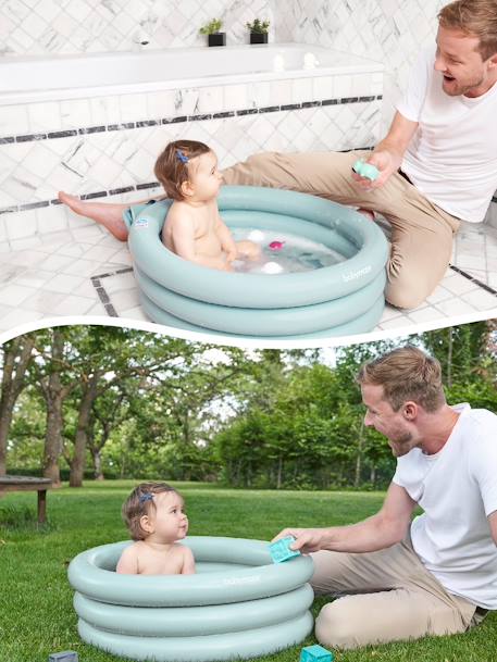 Baignoire gonflable évolutive Aquadots BABYMOOV bleu 3 - vertbaudet enfant 