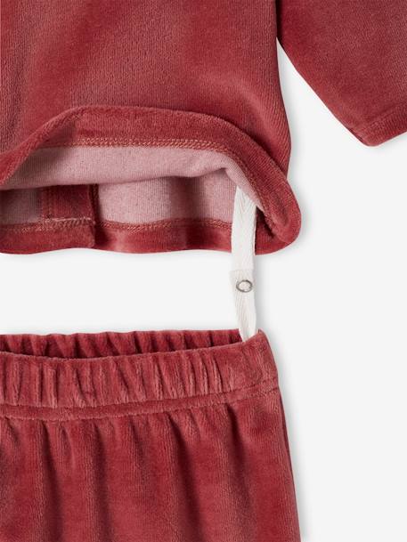 Lot de 2 pyjamas 'bolides' bébé en velours terracotta 6 - vertbaudet enfant 