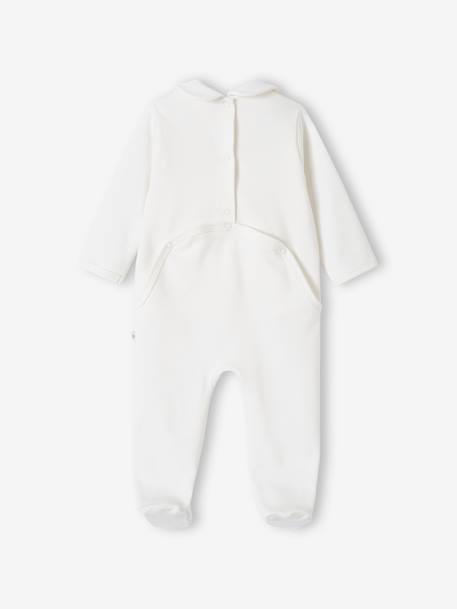 Lot de 2 dors-bien 'animaux' bébé fille en coton bio bleu jean+rose poudré 4 - vertbaudet enfant 